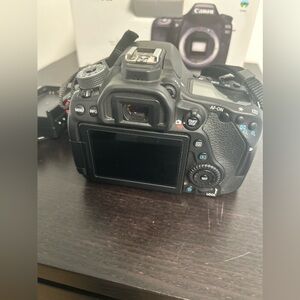 NIB CANON EOS 80D DSLR CAMERA (body only) plus canon Ef 50mm lens